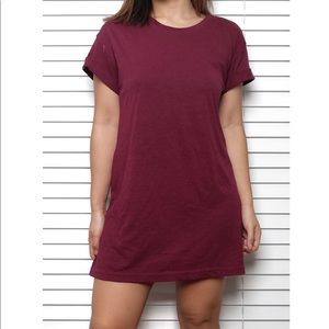 2/$15 deal Maroon t-shirt dress